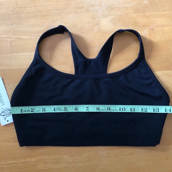 NWT Lotus Activa Black Sports Bra - Picture 9 of 10